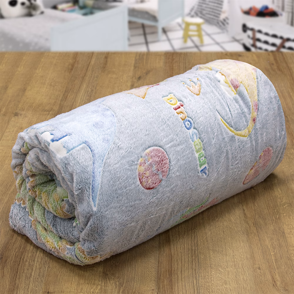 1300001806-d LINO ΚΟΥΒΕΡΤΑ FLEECE ΦΩΣΦΟΡΙΖΕ VOLCANO GREY-CIEL 160X220