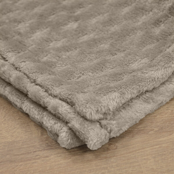 LINO Κουβέρτα Υπέρδιπλη (220x240) Flannel Lofti Taupe