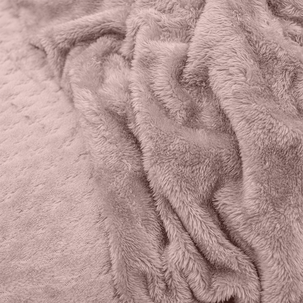 LINO Κουβέρτα Μονή (160x220) Sherpa Lofti Λιλά