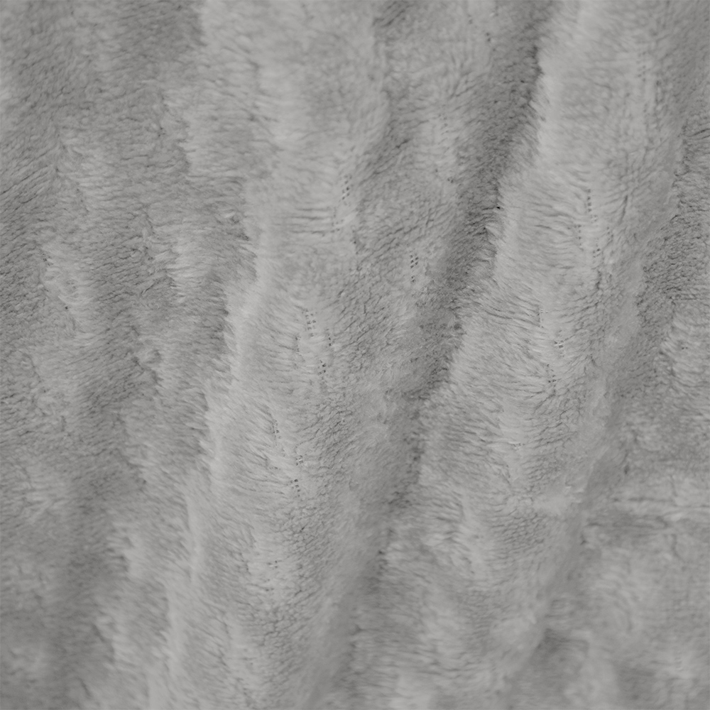 LINO Κουβέρτα Μονή (160x220) Sherpa Lofti Ασημί