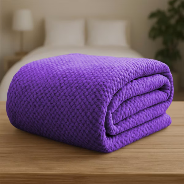 1300002075-e LINO Κουβέρτα Υπέρδιπλη (220x240) Fleece Napnest Μωβ