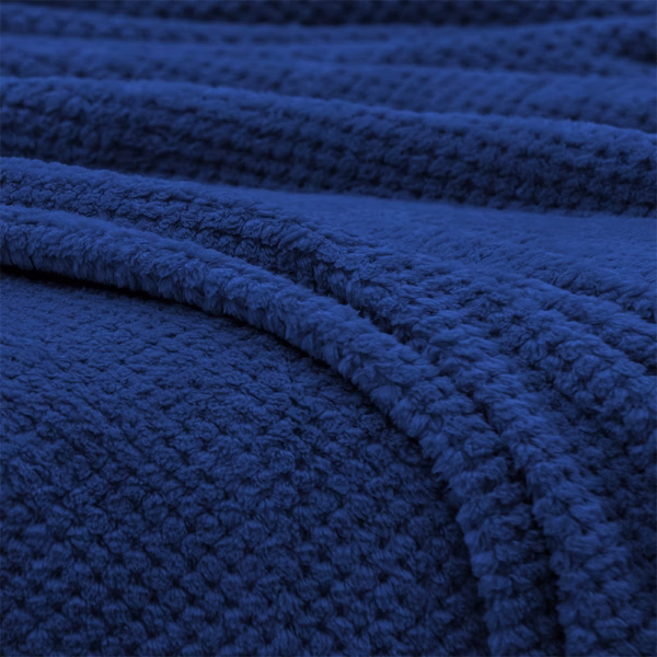 LINO Κουβέρτα Υπέρδιπλη (220x240) Fleece Napnest Σκούρο Μπλε