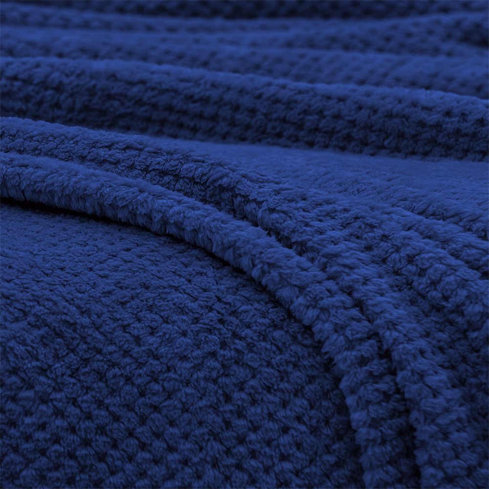 LINO Κουβέρτα Υπέρδιπλη (220x240) Fleece Napnest Σκούρο Μπλε