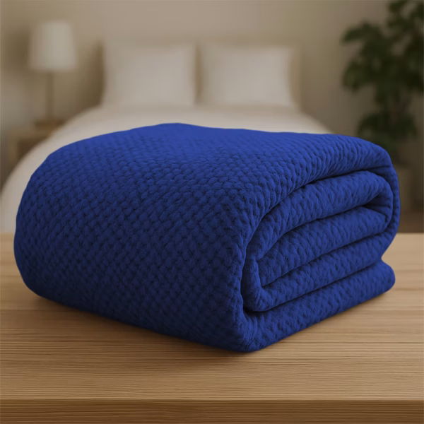 LINO Κουβέρτα Υπέρδιπλη (220x240) Fleece Napnest Σκούρο Μπλε