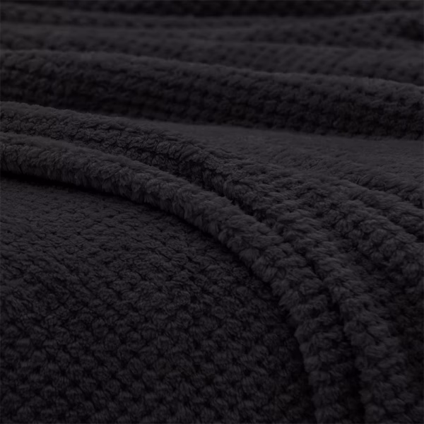 1300002081-b LINO Κουβέρτα Υπέρδιπλη (220x240) Fleece Napnest Μαύρο