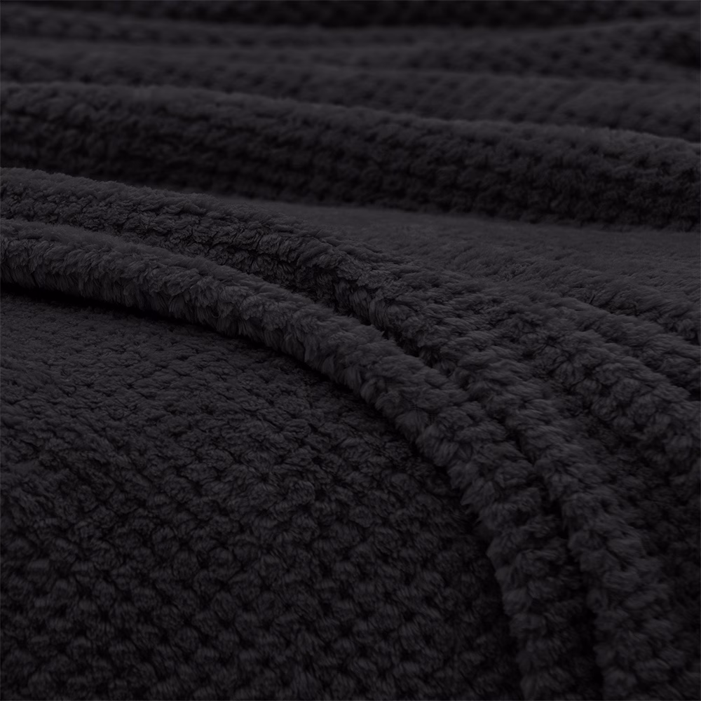 1300002081-b LINO Κουβέρτα Υπέρδιπλη (220x240) Fleece Napnest Μαύρο