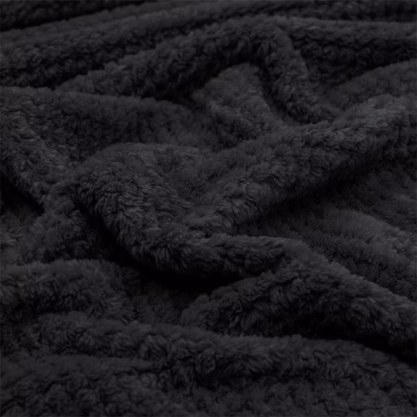 1300002081-c LINO Κουβέρτα Υπέρδιπλη (220x240) Fleece Napnest Μαύρο