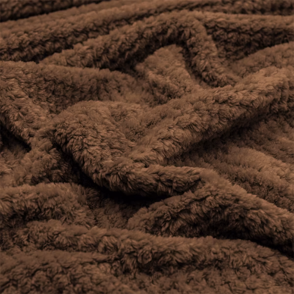 LINO Κουβέρτα Υπέρδιπλη(220x240) Fleece Napnest Καφέ