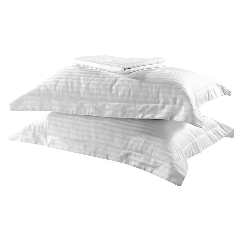 Beauty Home Σετ παπλωματοθήκη μονή Dobby Cotton Rich Blend Art 1381 165x240  Λευκό