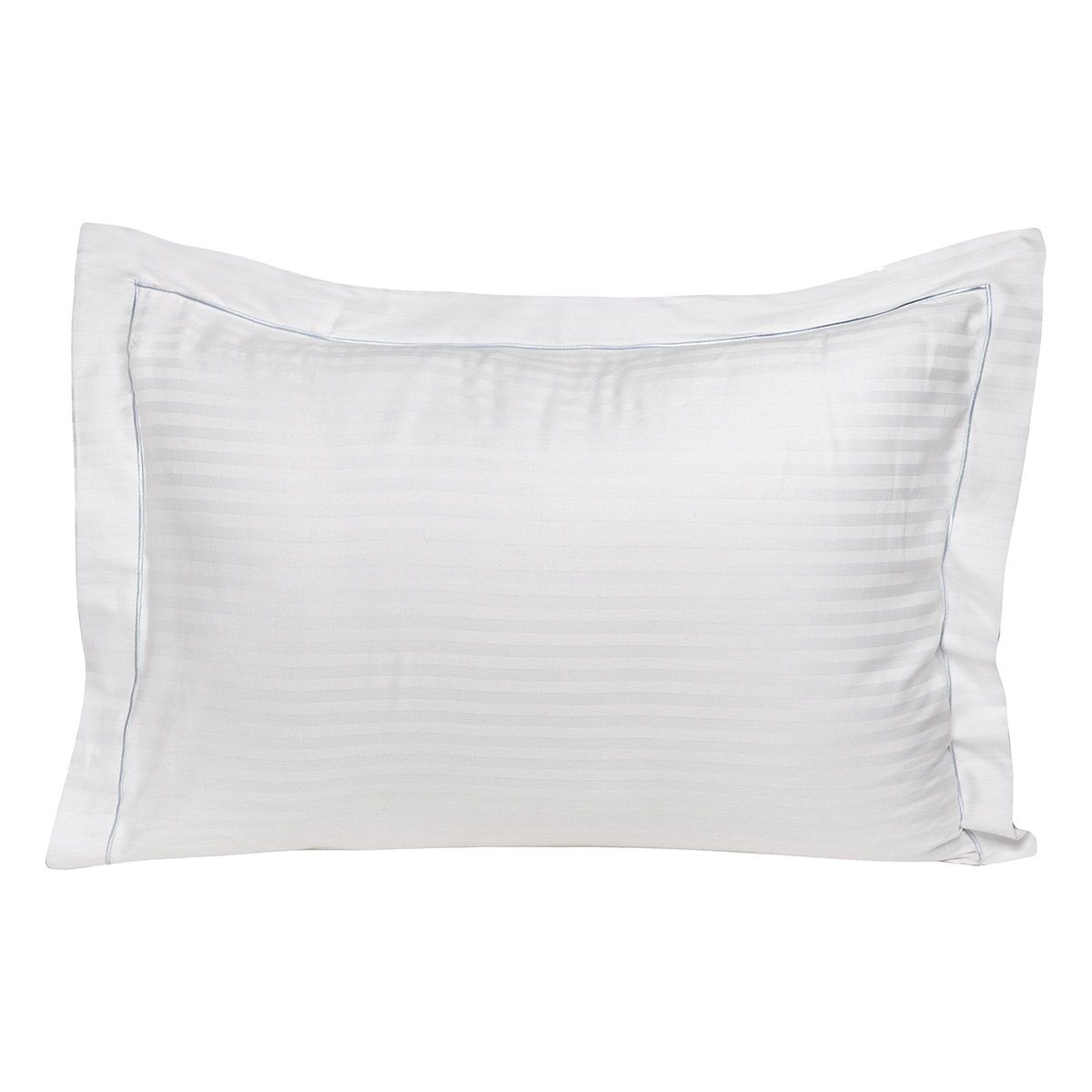 Beauty Home Ζεύγος μαξιλαροθήκες πλακέ Oxford Dobby Cotton Rich Blend Art 1381 53x73+5 Λευκό