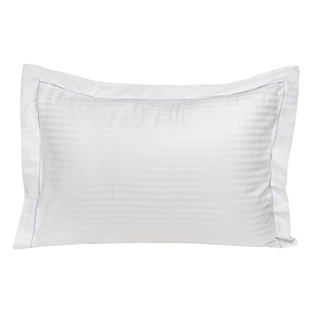 Beauty Home Ζεύγος μαξιλαροθήκες πλακέ Oxford Dobby Cotton Rich Blend Art 1381 53x73+5 Λευκό