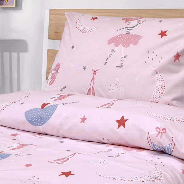 LINO Παιδικά Σετ Σεντόνια (170x260) Dreamy Dancers Ροζ