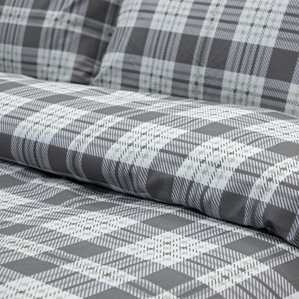 LINO Σετ Σεντόνια Υπέρδιπλα (240x260) Panier Γκρι