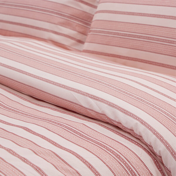 LINO Σετ Σεντόνια Υπέρδιπλα (240x260) Carril Ροζ