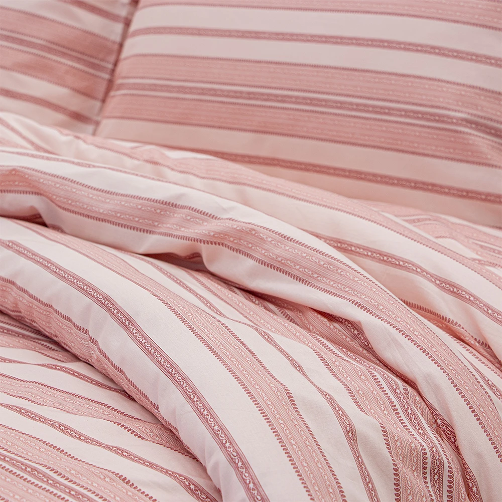 1500005346-a LINO Σετ Σεντόνια Με Λάστιχο (105x200+32) Carril Ροζ