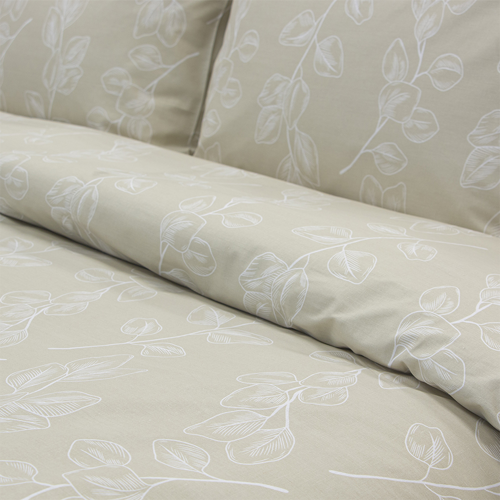 LINO Σετ Σεντόνια Με Λάστιχο (105x200+32) Dejar Μπεζ