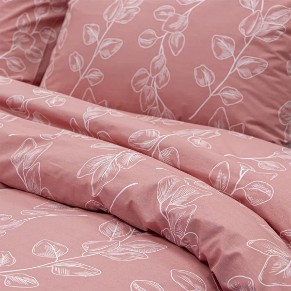 LINO Σετ Σεντόνια Με Λάστιχο (105x200+32) Dejar Ροζ