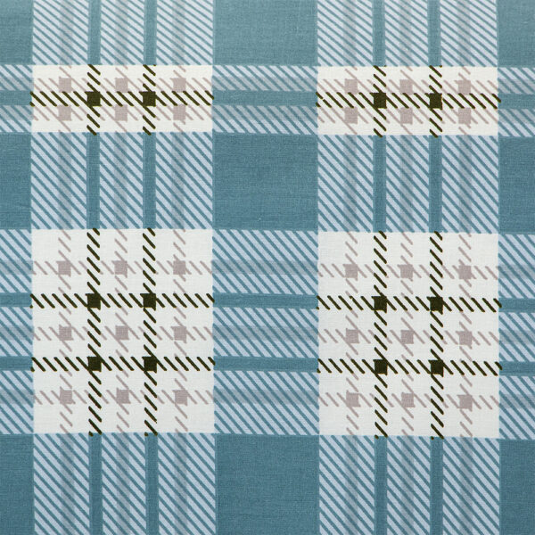 LINO Σετ Σεντόνια Υπέρδιπλα με Λάστιχο (165x200+32) Panier Μπλε