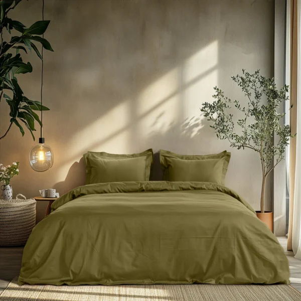 Beauty Home Σετ παπλωματοθήκη μονή Art 1700 Harmony 170x250 Λαδί