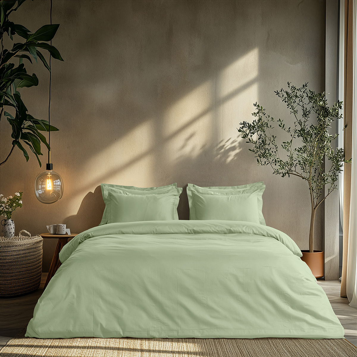 Beauty Home Σετ παπλωματοθήκη μονή Art 1700 Harmony 170x250 Μέντα