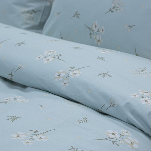 LINO Σετ Παπλωματοθήκη Μονή (165x245) Diminuto Μέντα