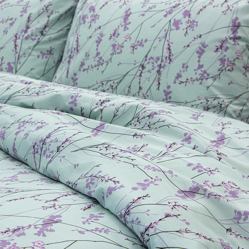 1900003102-a LINO Σετ Παπλωματοθήκη Υπέρδιπλη (225x245) Amandes Λιλά