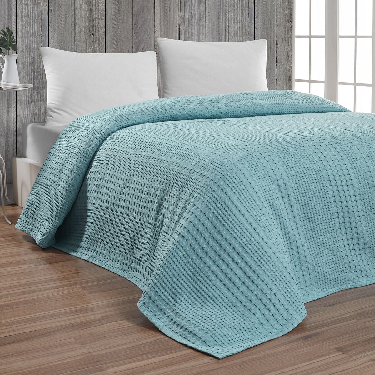 Beauty Home Πικέ υπέρδιπλη Division Αrt 1995 Τυρκουάζ 230x240