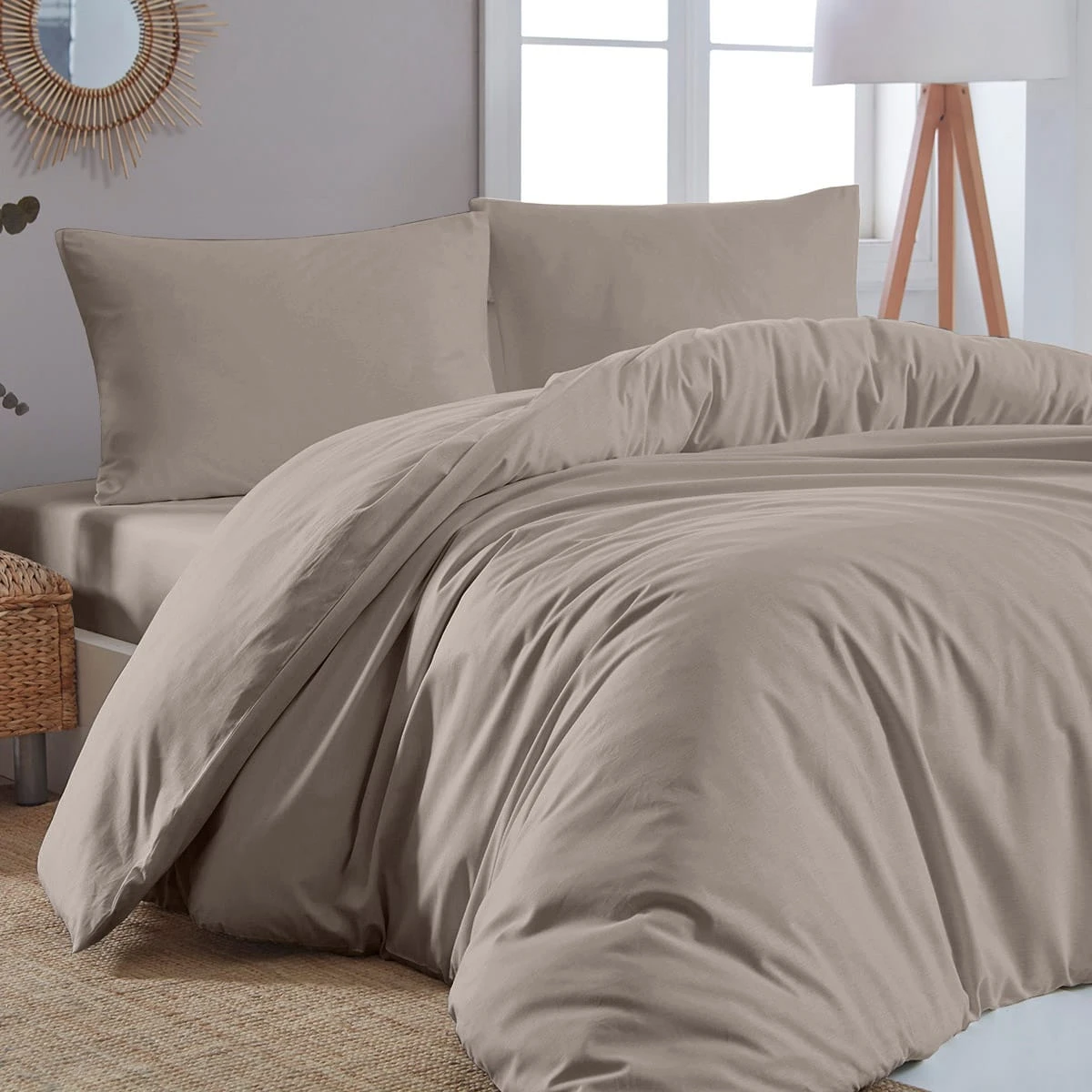 1999_Qbeige Beauty Home Πάπλωμα μονό μονόχρωμο Art 1999 160x240 Μπεζ