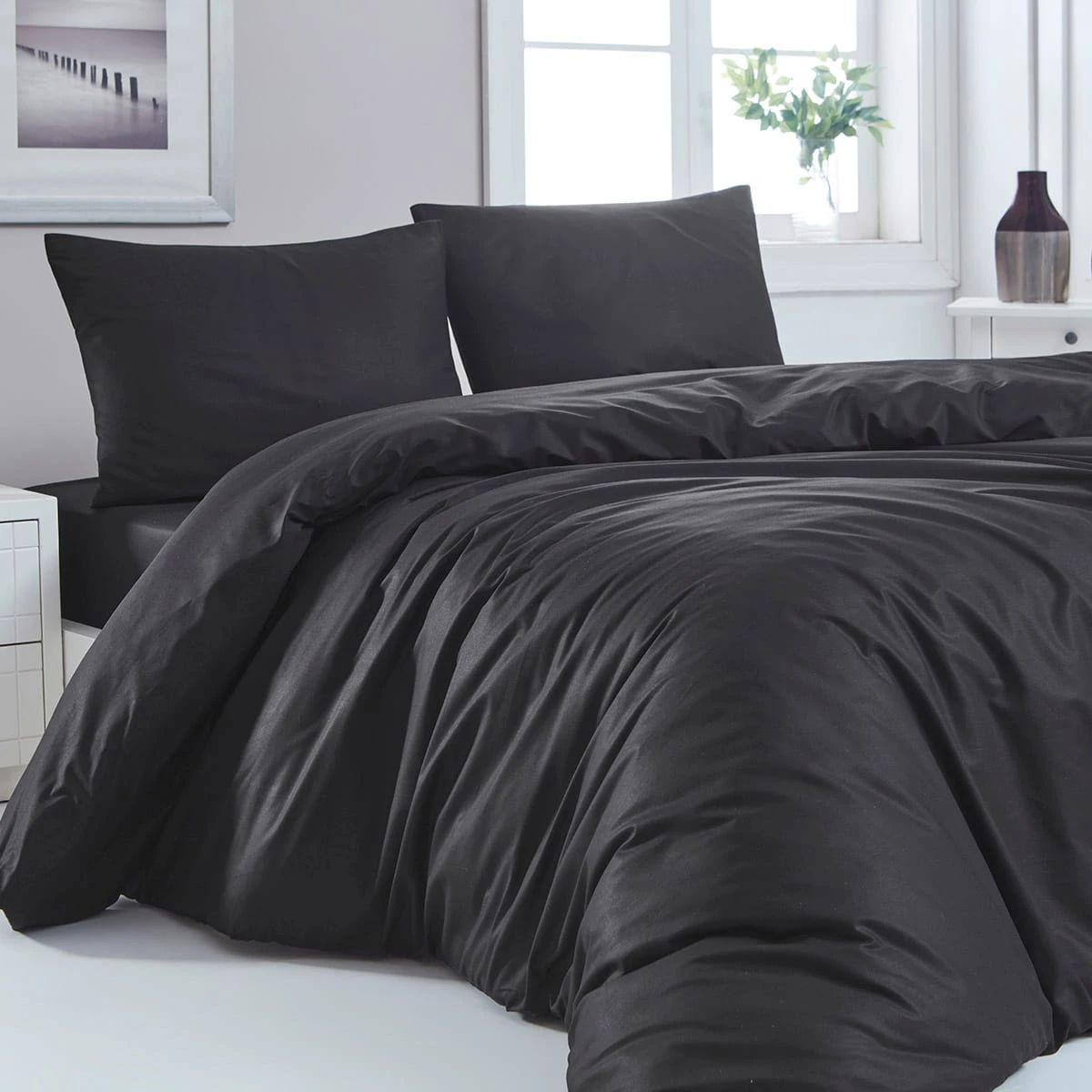 1999_Qblack Beauty Home Παπλωματοθήκη υπέρδιπλη μονόχρωμη Art 1999 230x250 Μαύρο