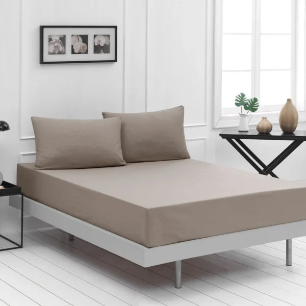 1999_beige Beauty Home Σεντόνι υπέρδιπλο μονόχρωμο Art 1999 240x260 Μπεζ