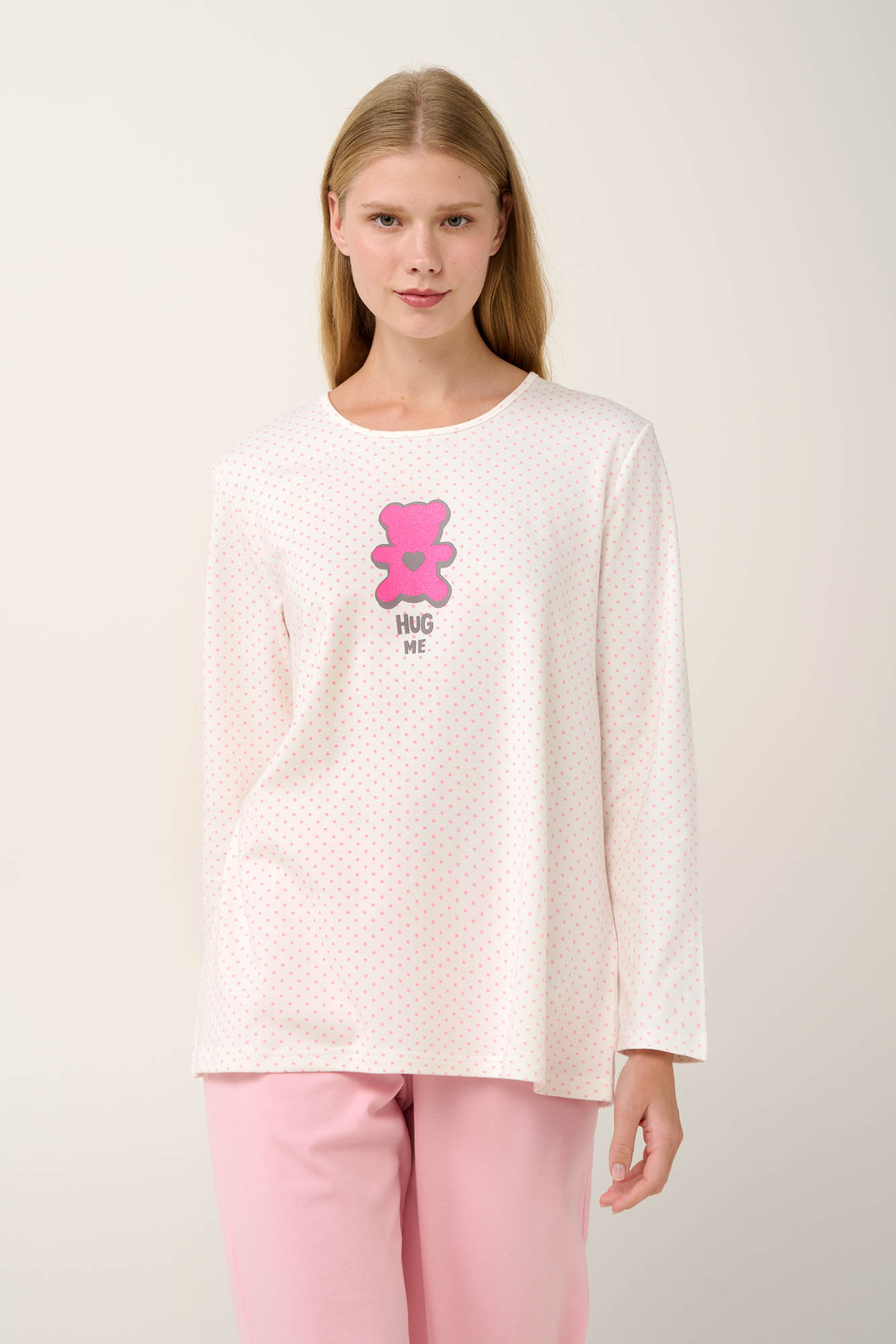 Γυναικείες Βαμβακερές Πυτζάμες με Τύπωμα