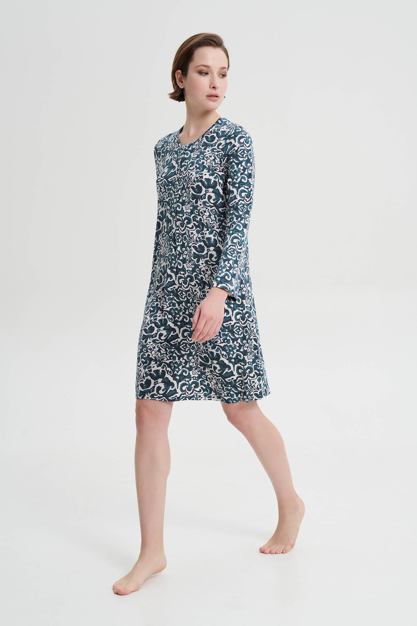 Νυχτικό με Μακρύ Μανίκι