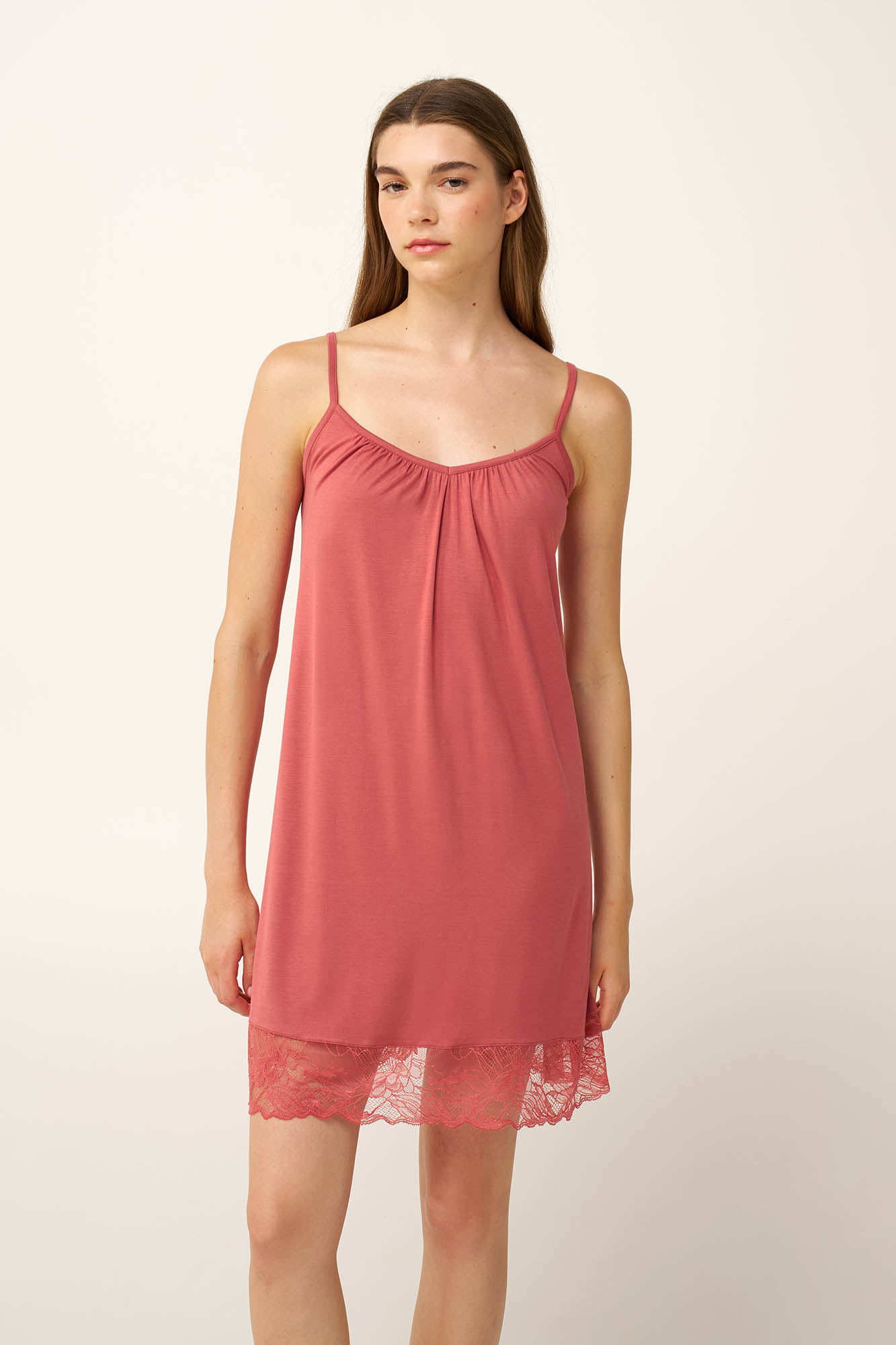 Νυχτικό Micromodal με Τιράντες