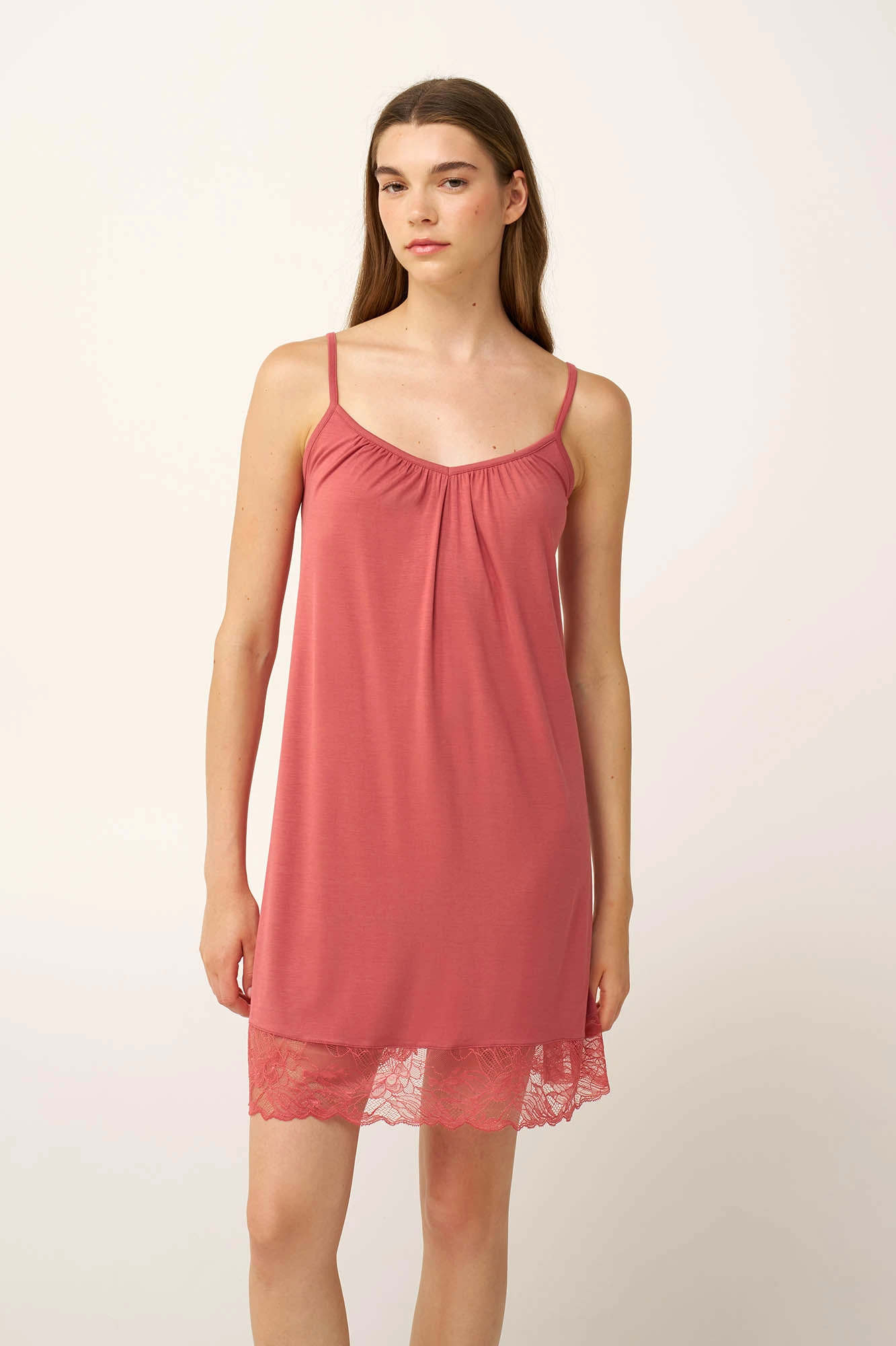 Νυχτικό Micromodal με Τιράντες