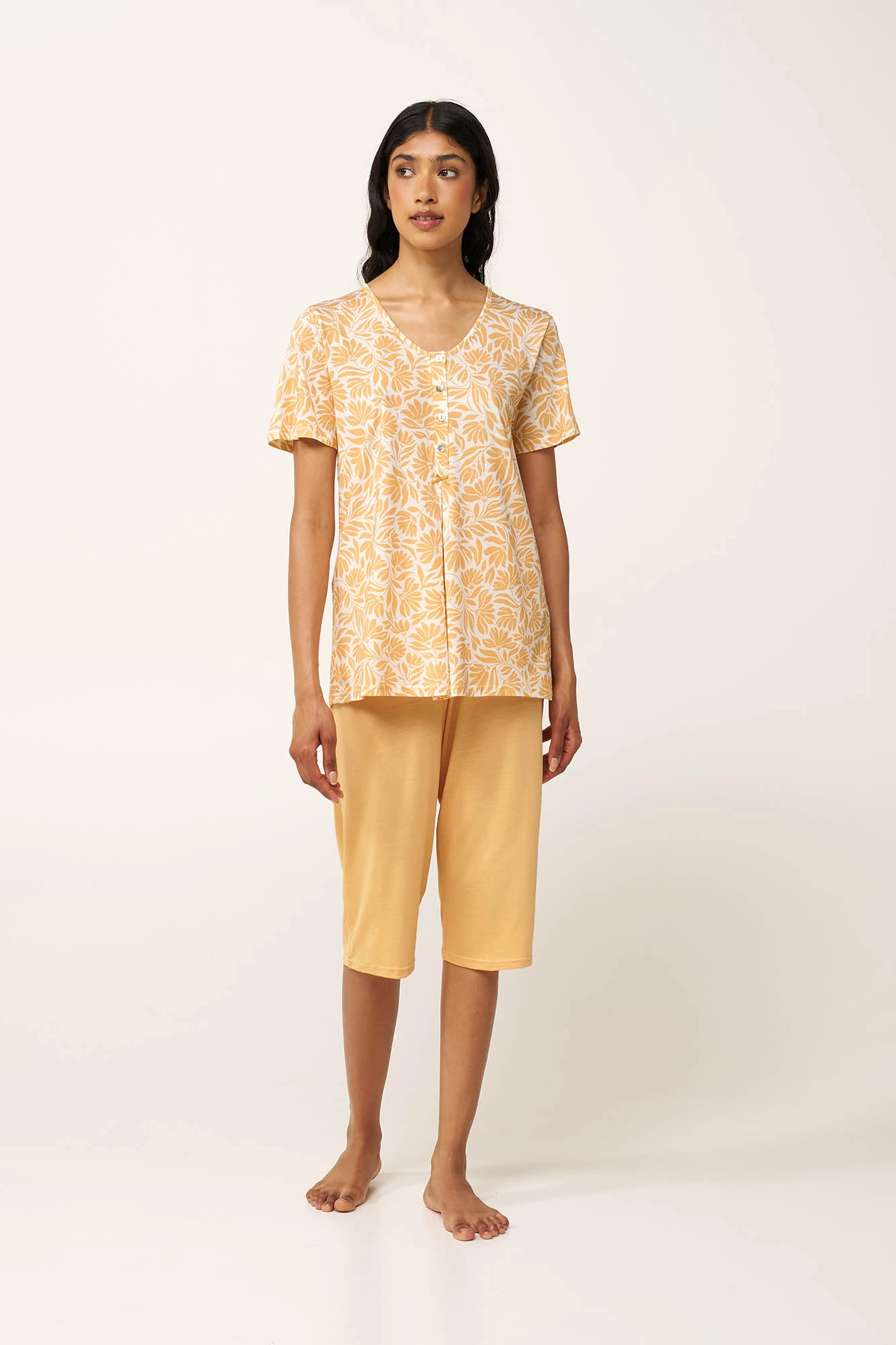 1_0163681565 Γυναικεία Cotton Modal Πυτζάμα με Πατιλέτα