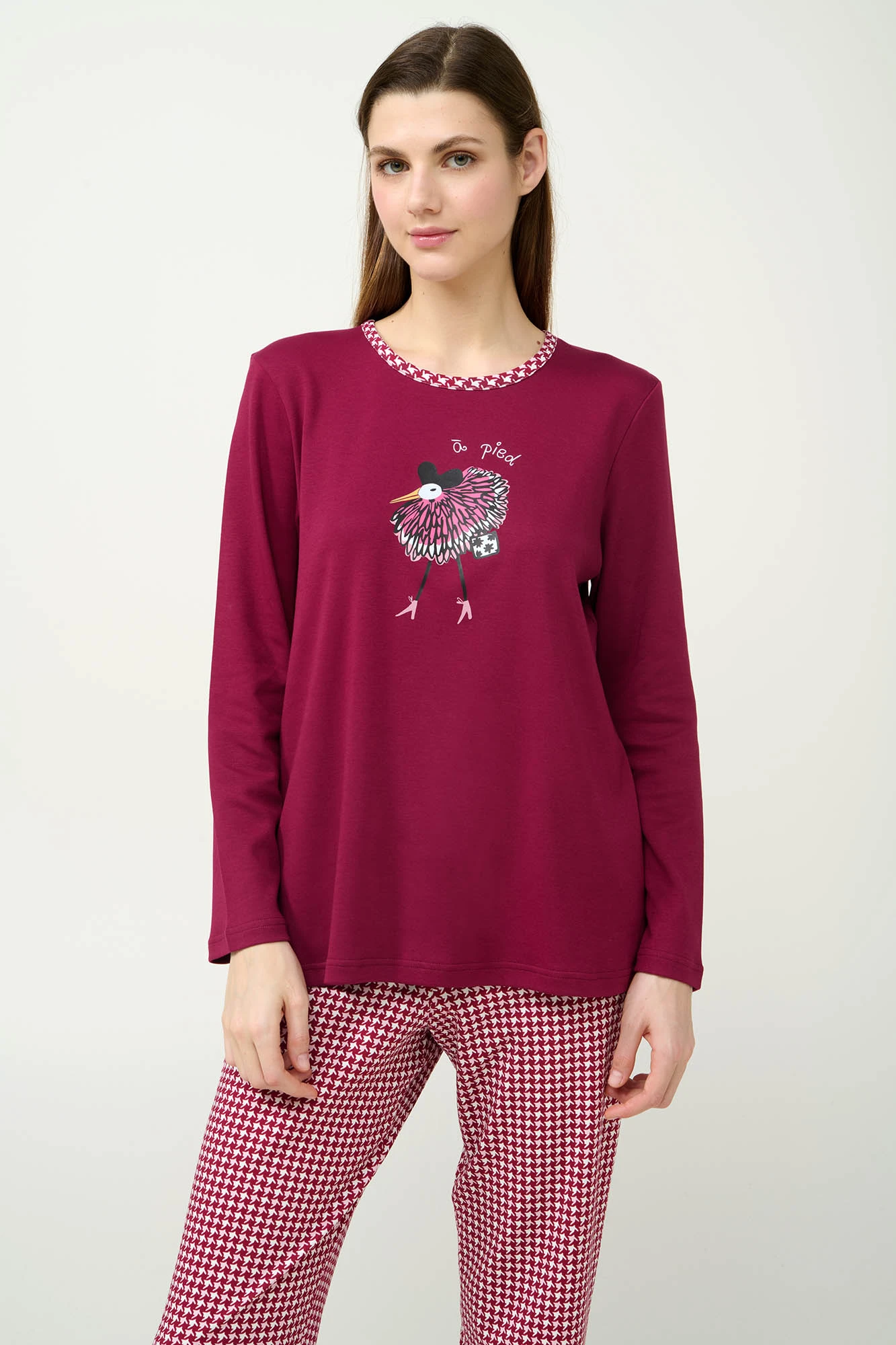 Βαμβακερή Χειμερινή Γυναικεία Πυτζάμα