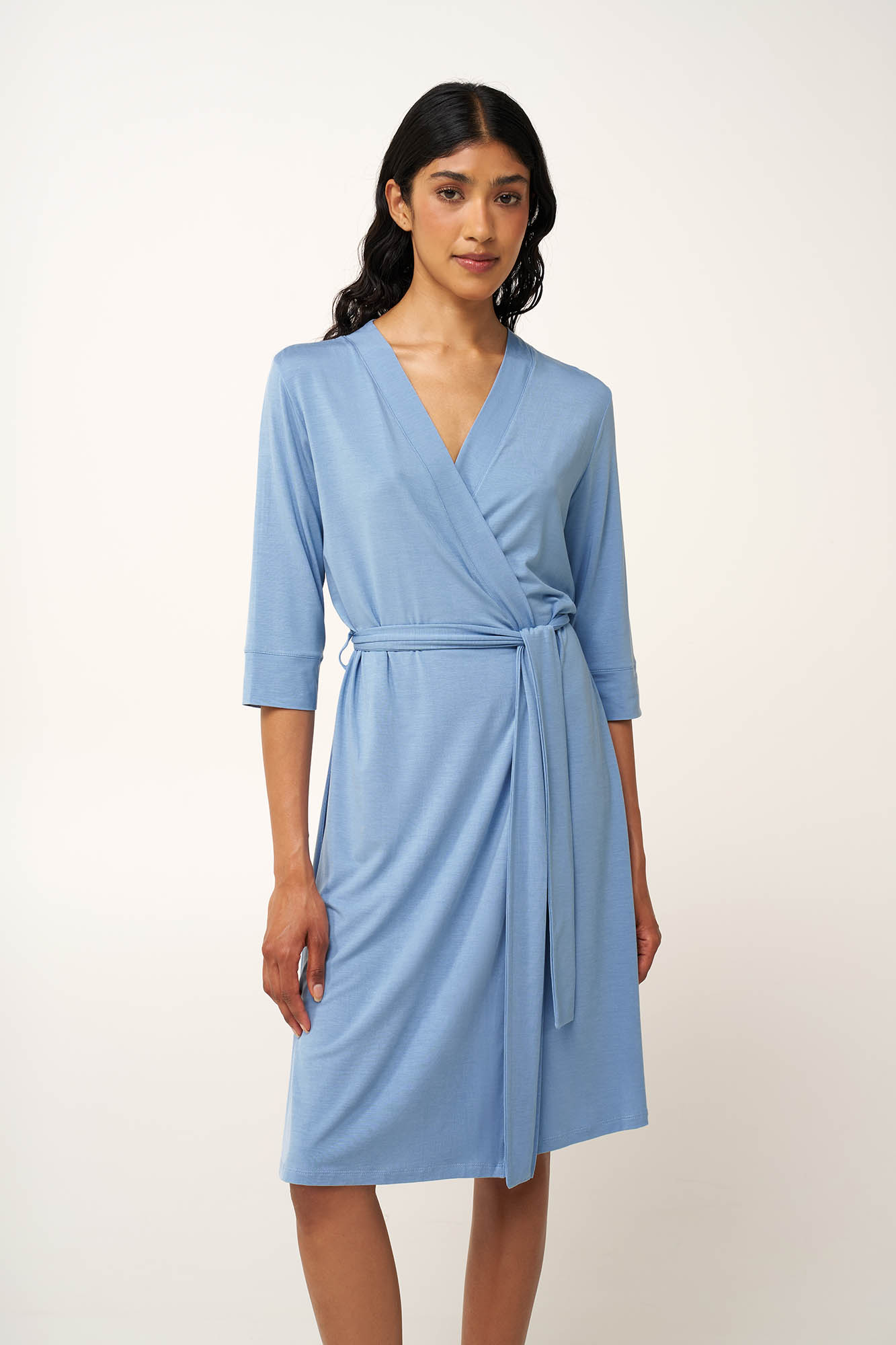 Γυναικεία Σταυρωτή Micromodal Ρόμπα