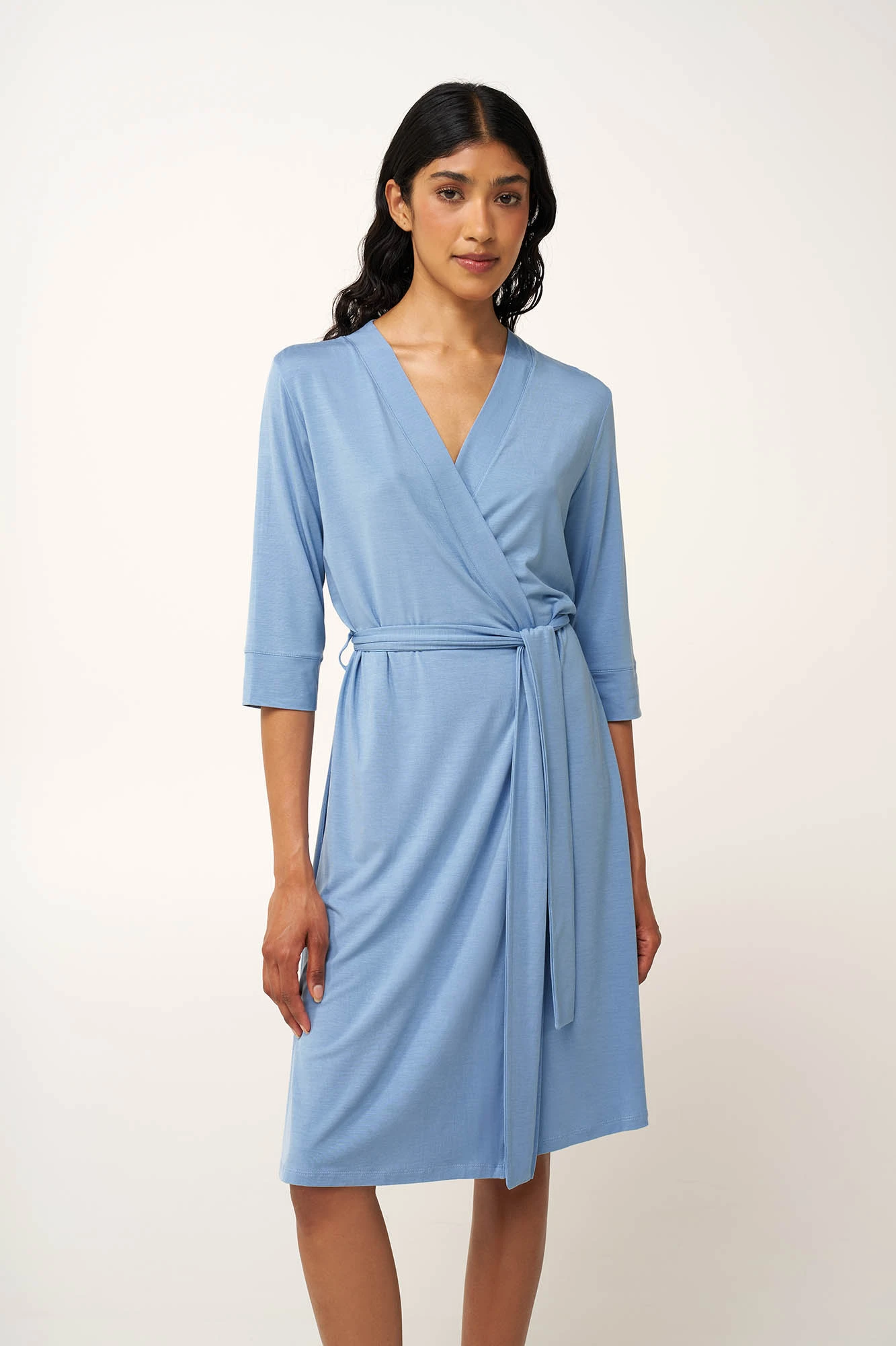 Γυναικεία Σταυρωτή Micromodal Ρόμπα