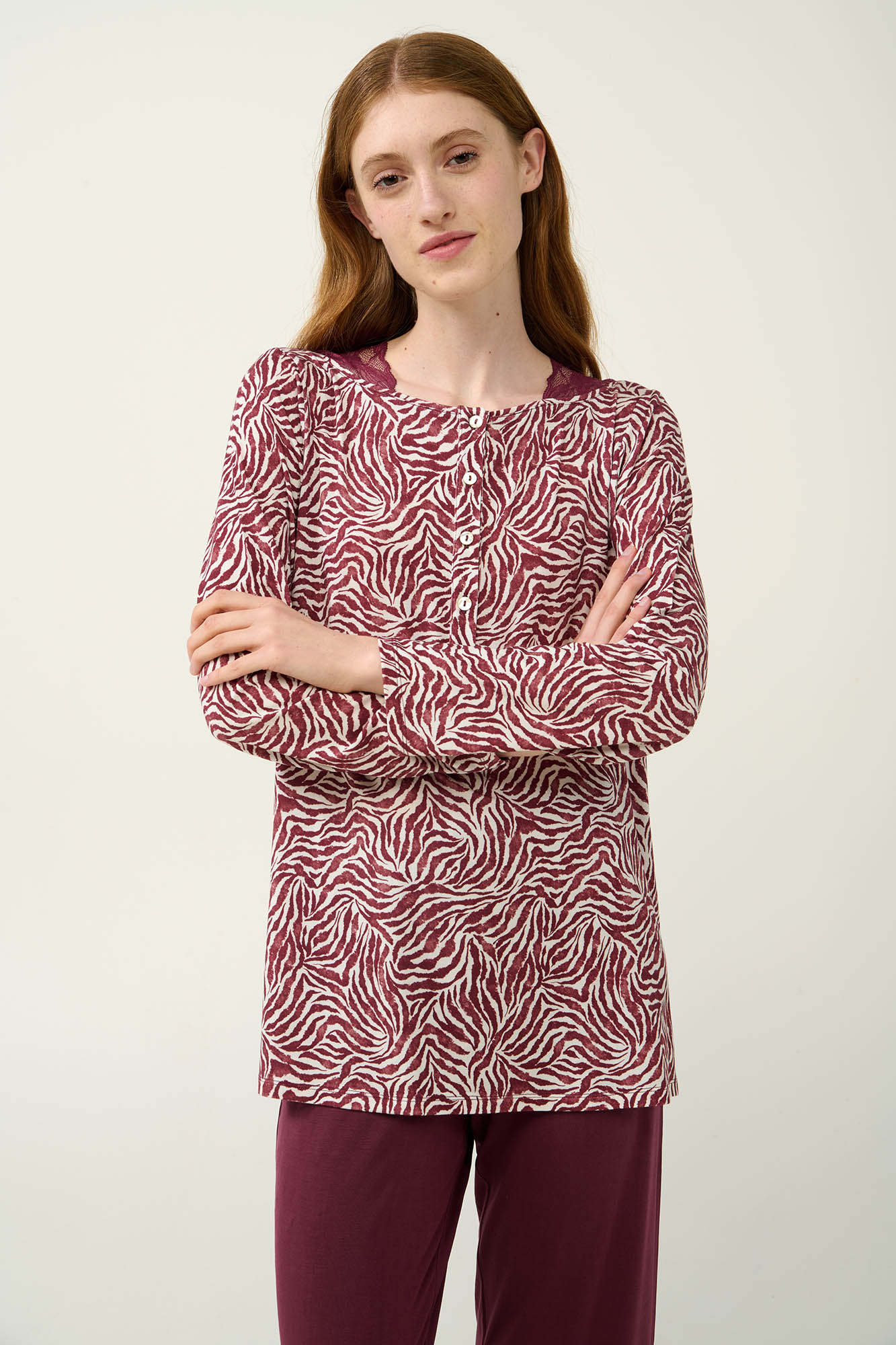 Γυναικεία Πυτζάμα Micromodal με Πατιλέτα