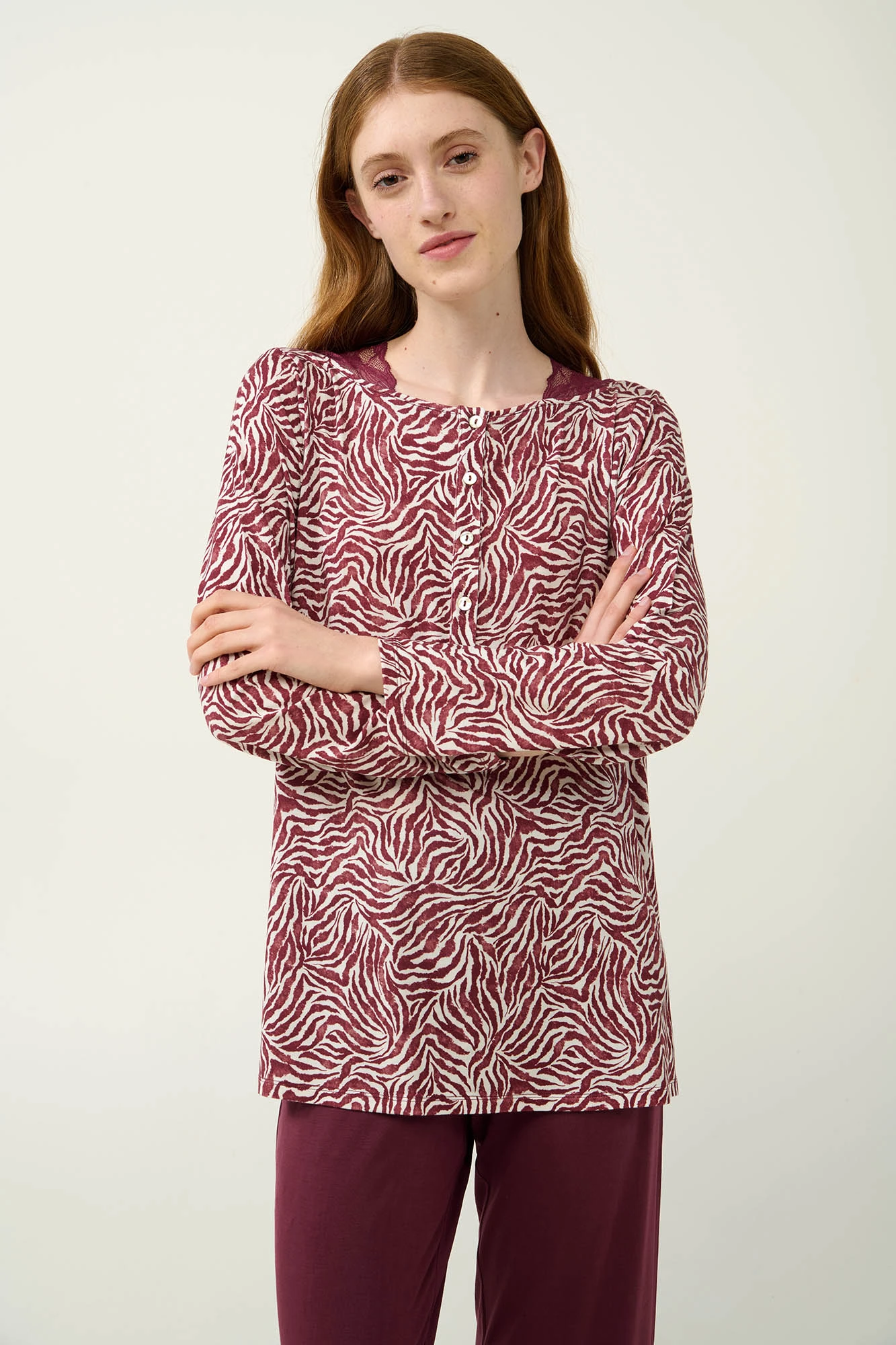 Γυναικεία Πυτζάμα Micromodal με Πατιλέτα