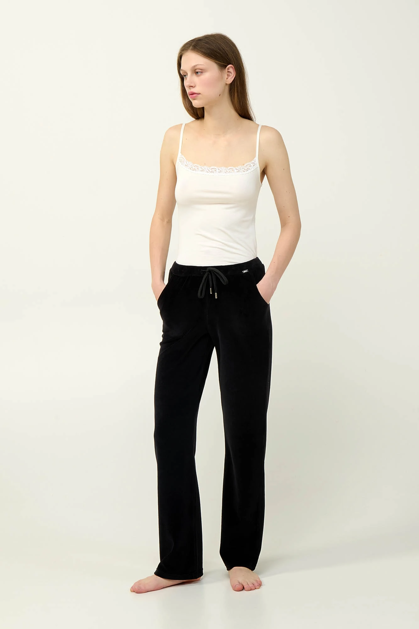 1_0189673494 Χειμερινό Γυναικείο Velvet Παντελόνι