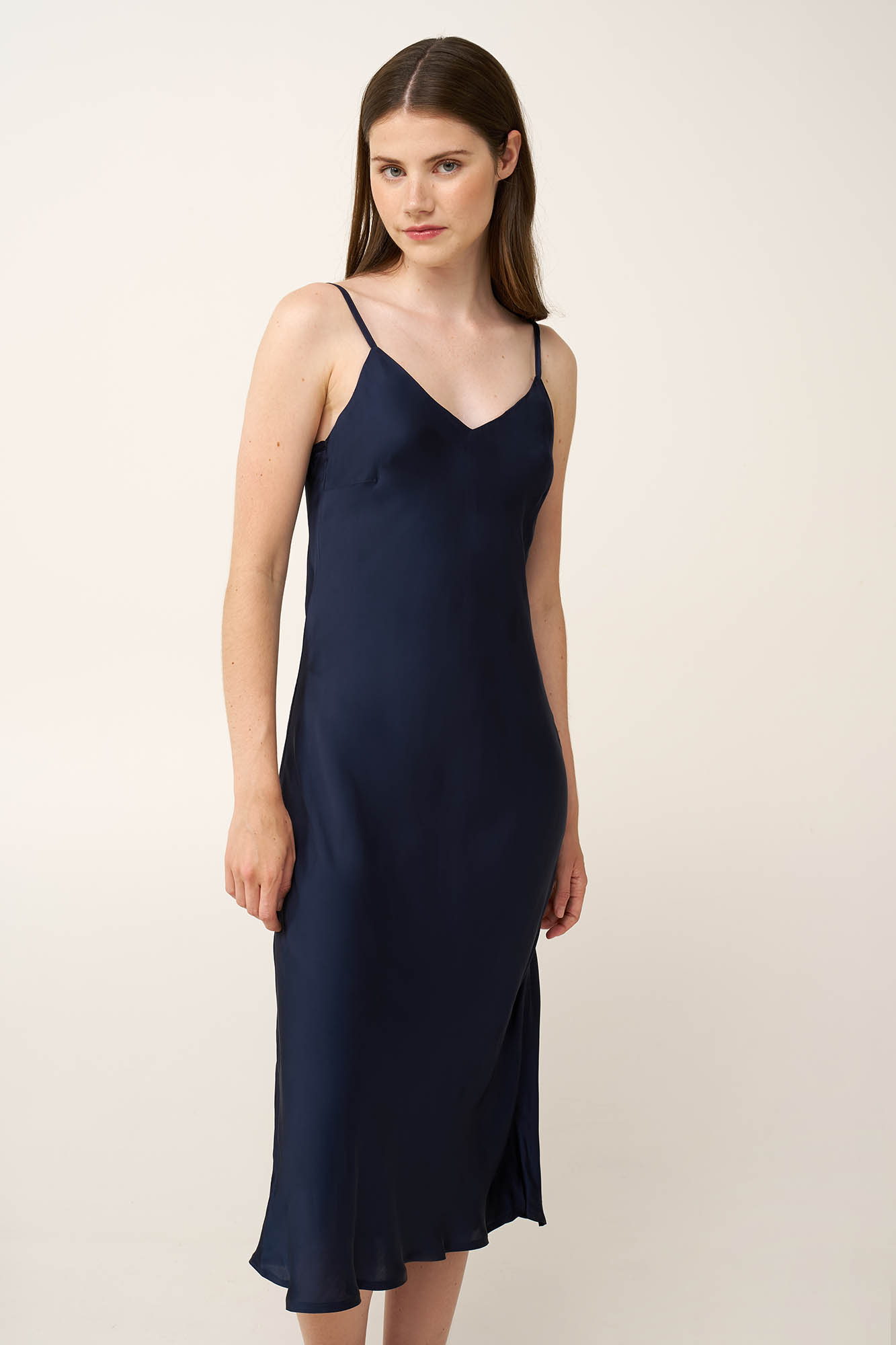 Σατέν Νυχτικό με Τιράντες