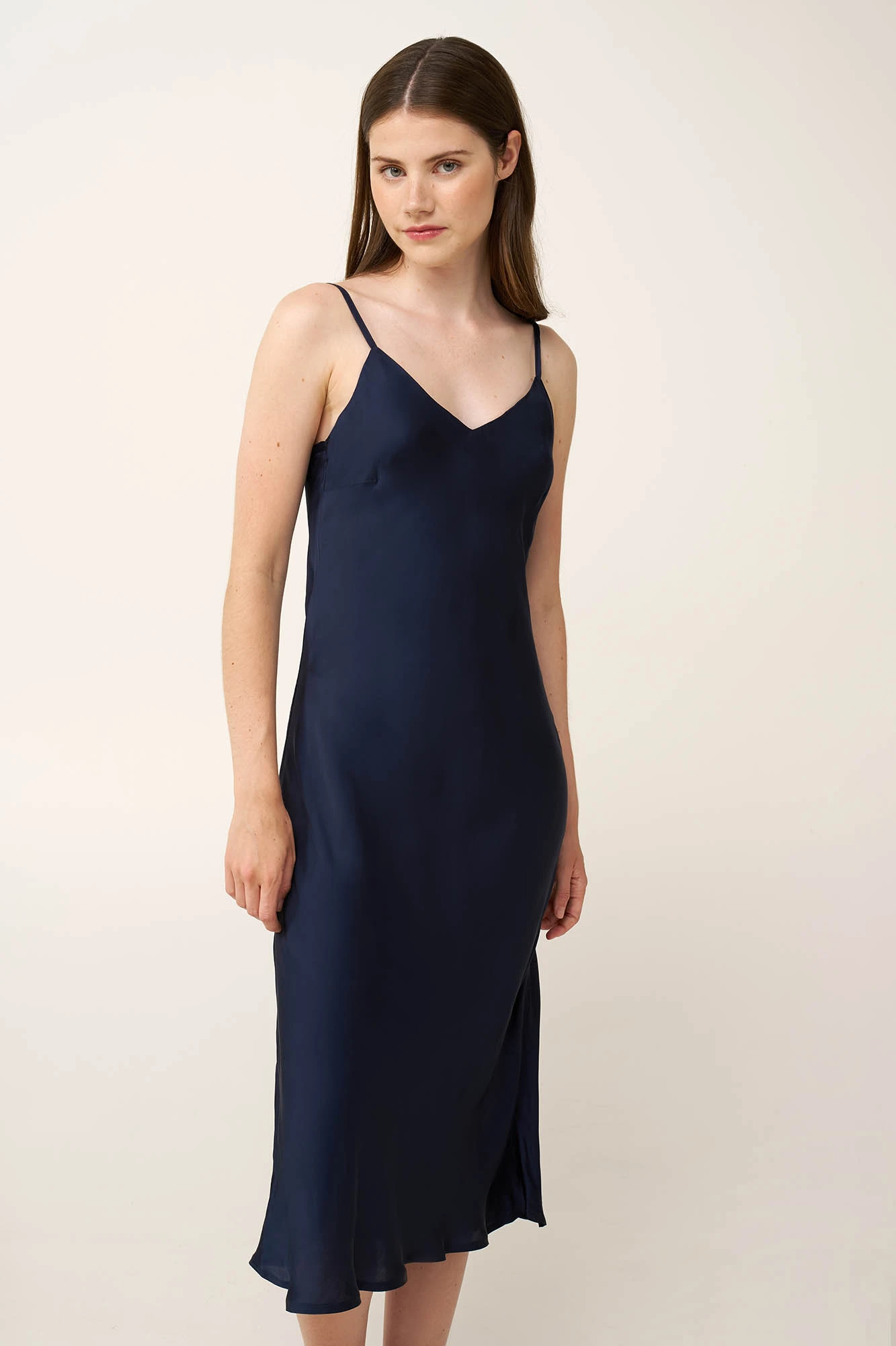 Σατέν Νυχτικό με Τιράντες