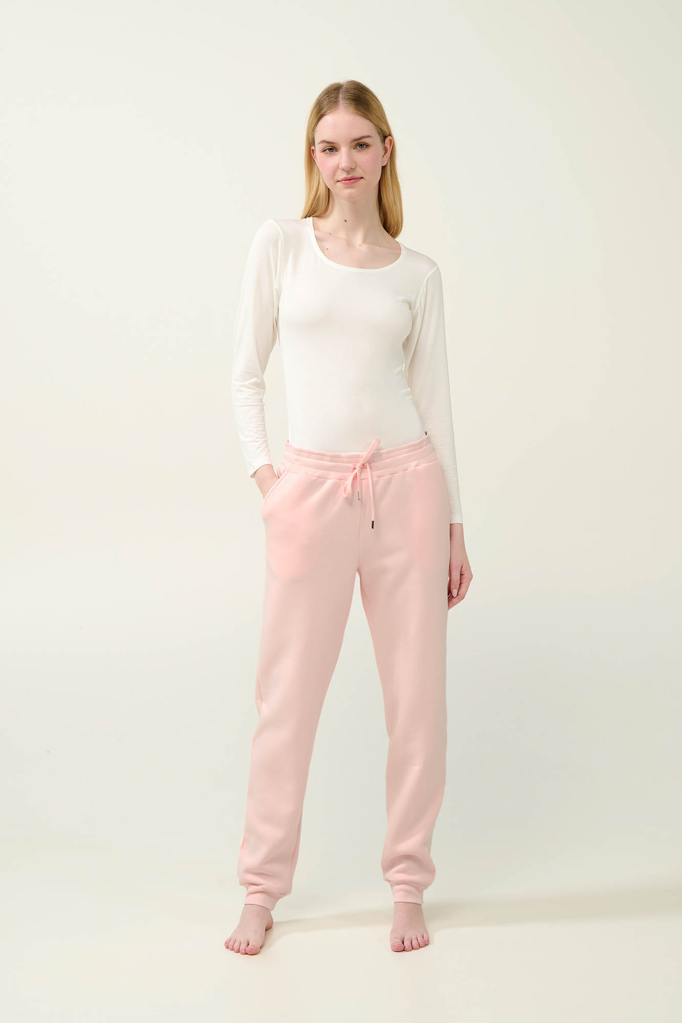 Γυναικείο Φούτερ Παντελόνι με Μανσέτες