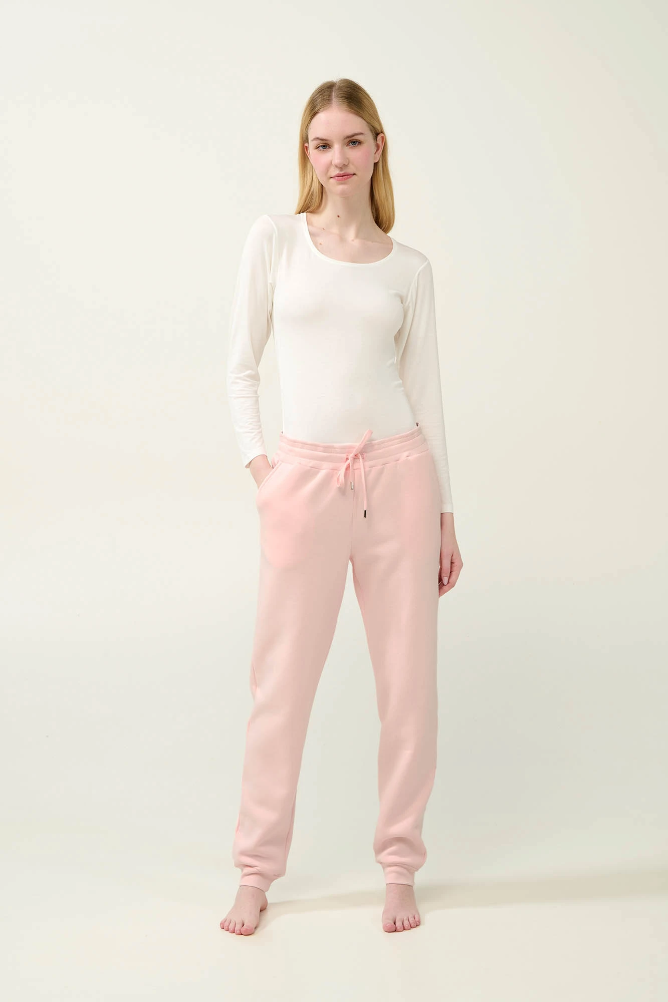 Γυναικείο Φούτερ Παντελόνι με Μανσέτες