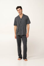 Ανδρική Καλοκαιρινή Κουμπωτή Πυτζάμα