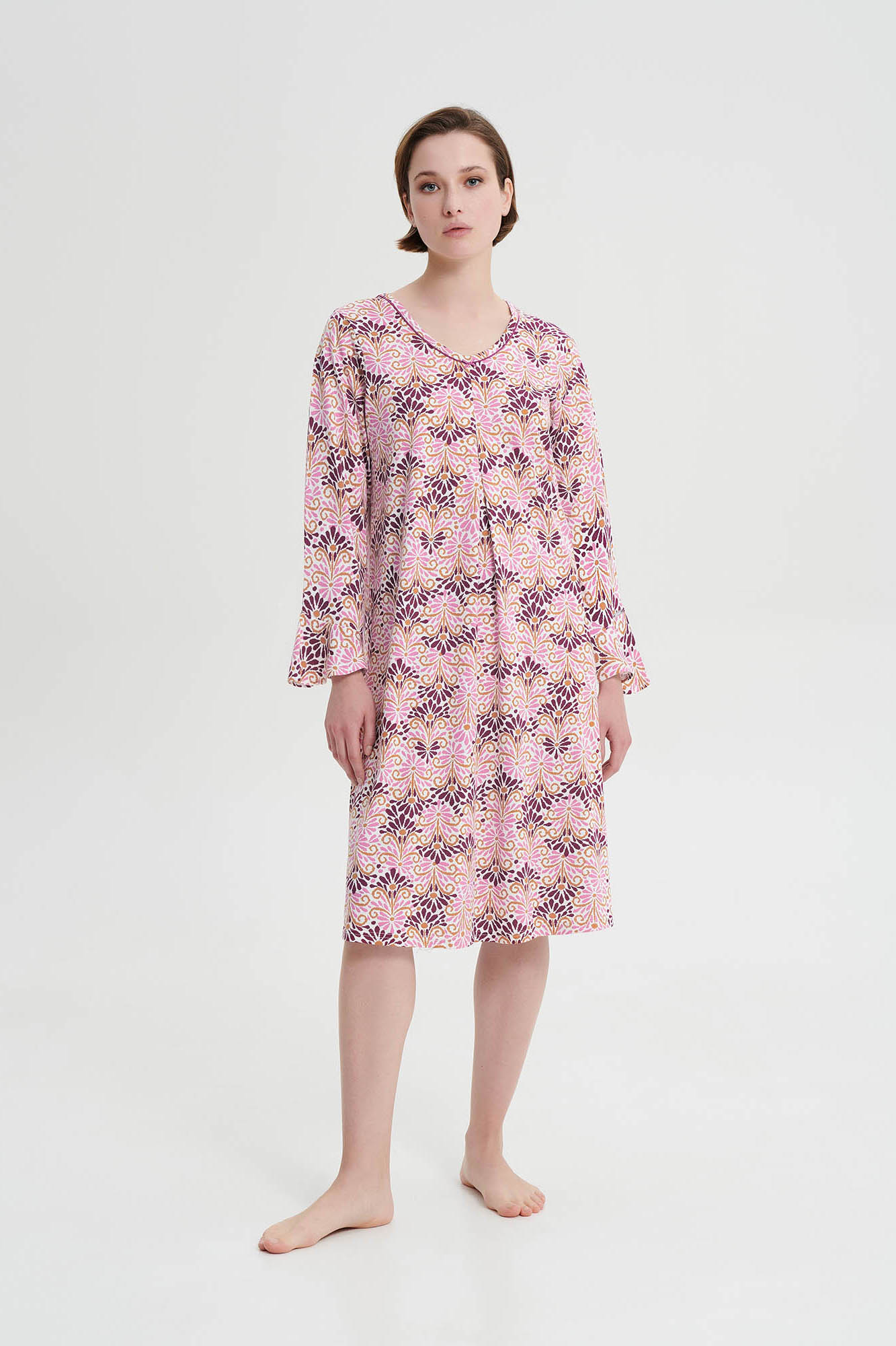 Νυχτικό με Μακρύ Μανίκι