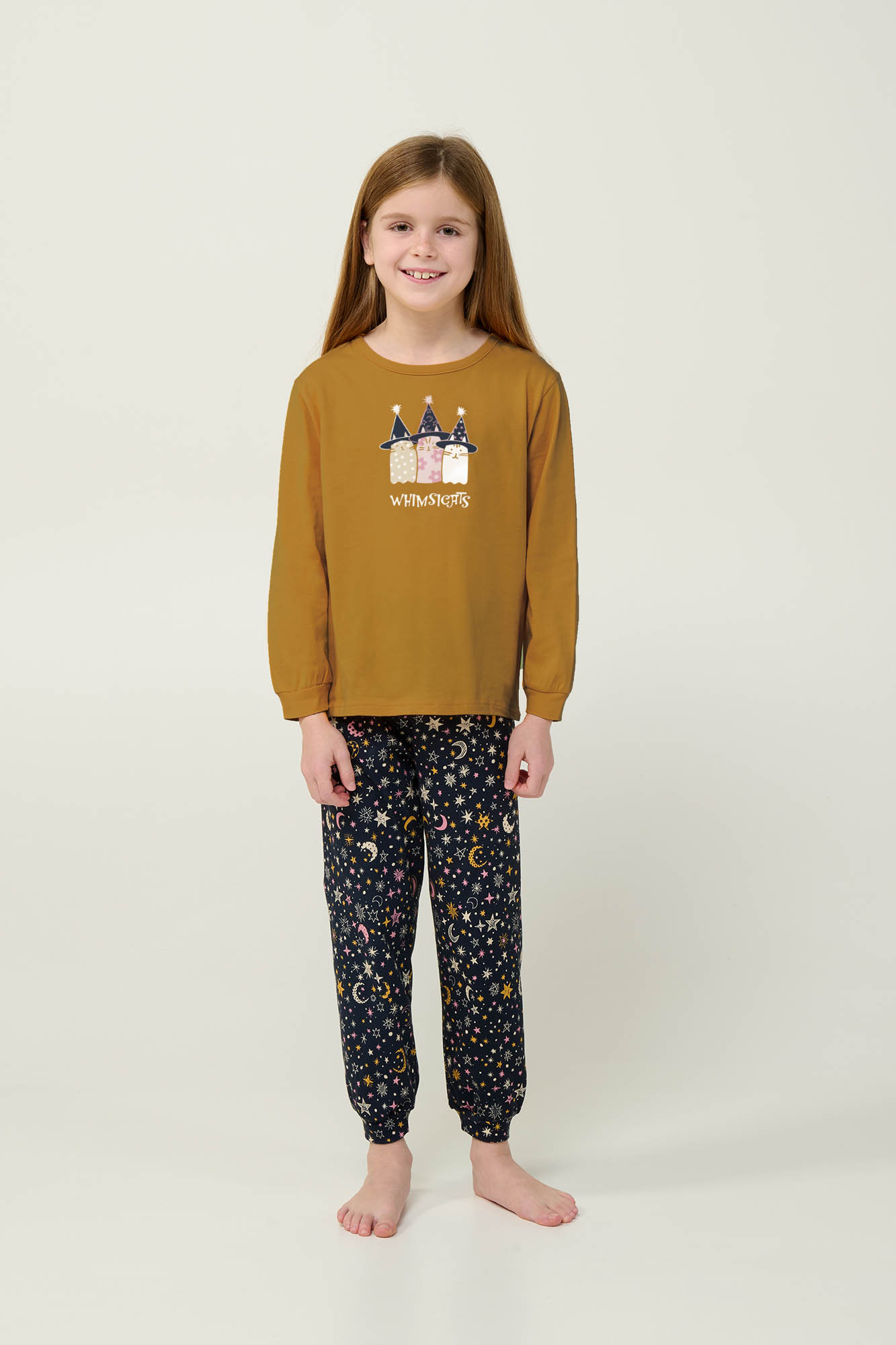 Παιδική Βαμβακερή Πυτζάμα με Μανσέτες