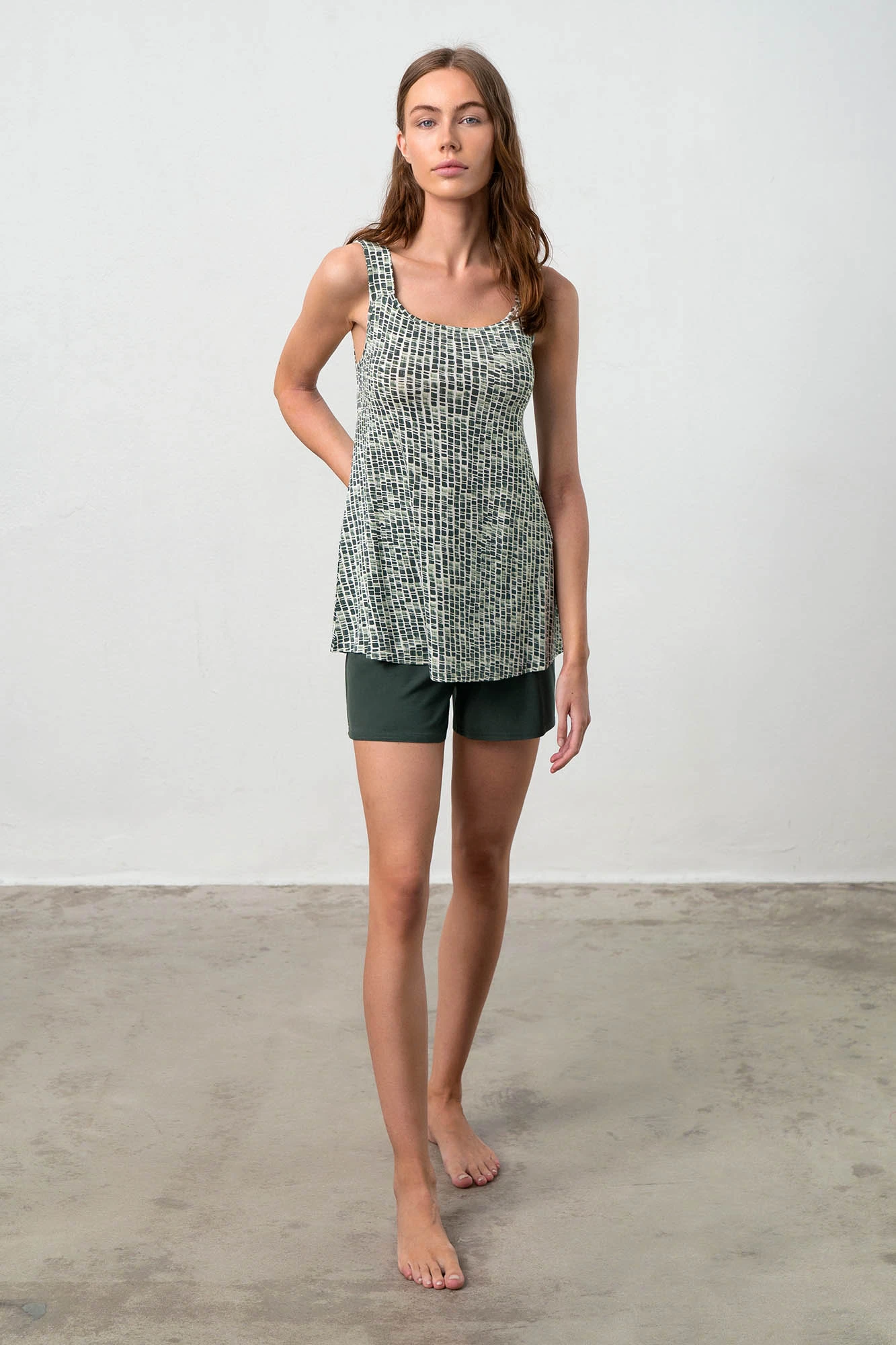 Πυτζάμα με Κοντό Παντελόνι