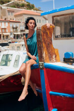 Μονόχρωμο Αμάνικο Φόρεμα - Image 5